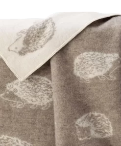 Hedgehog Wool Blanket B160027 Jj Textile Edge