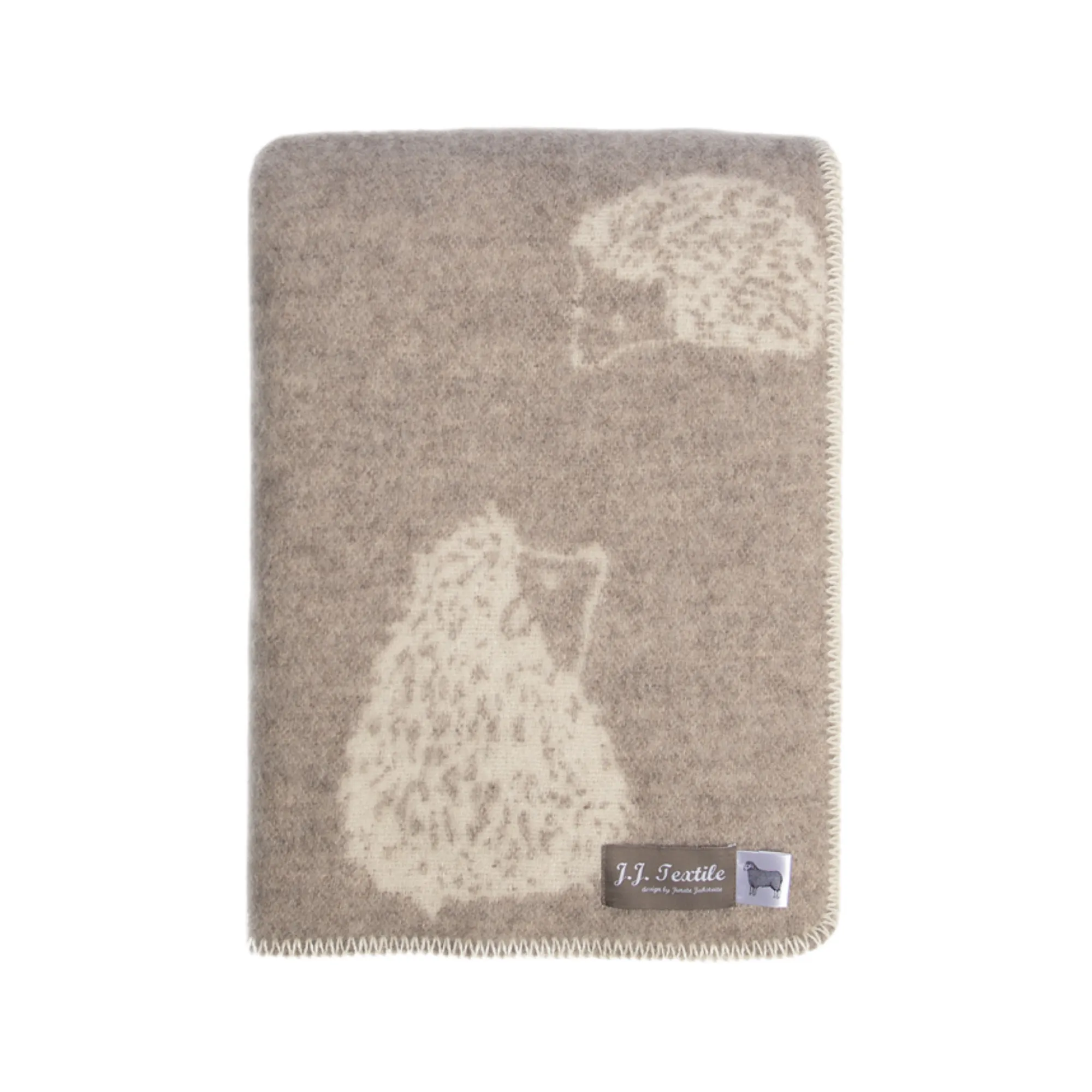 Hedgehog Wool Blanket B160027 Jj Textile Folded Hedgehog Wool Blanket B160027 Jj Textile Folded