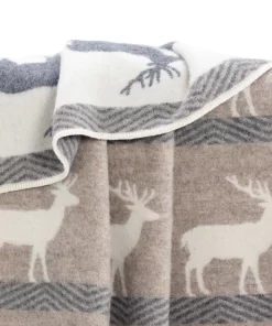 Deer Wool Blanket B170031 Jj Textile Edge