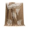 Brown Highland Cow Throw - JJ Textile