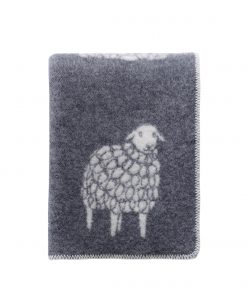 Grey Mima Blanket Folded - JJ Textile