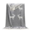 Grey Deer Throw - JJ Textile