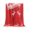 Red Deer Throw - JJ Textile