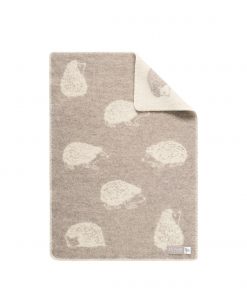 Beige Hedgehog Little Blanket - JJ Textile