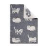 Grey Cat Little Blanket - JJ Textile