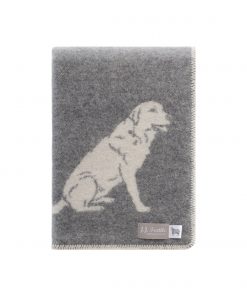 Grey Dog Blanket Folded - JJ Textile