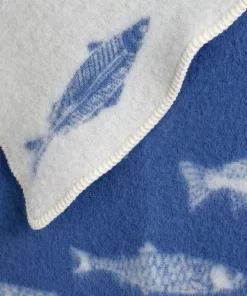 Fish Wool Blanket B210049 Jj Textile Edge