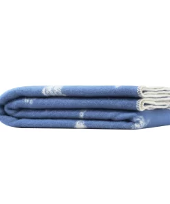 Fish Wool Blanket B210049 Jj Textile Flat