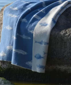 Fish Wool Blanket B210049 Jj Textile Lifestyle 1