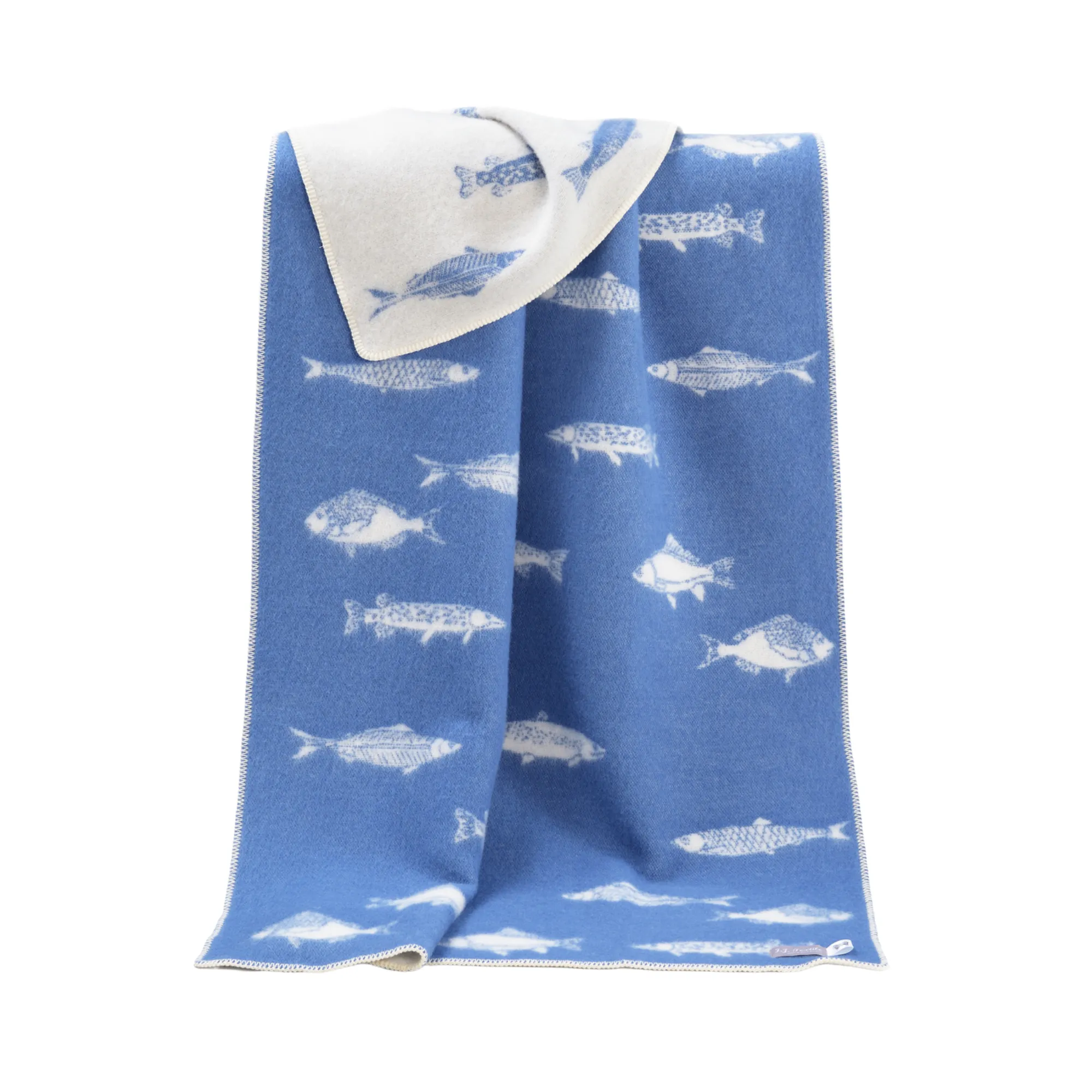 Fish Wool Blanket B210049 Jj Textile Fish Wool Blanket B210049 Jj Textile