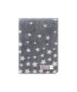 Twinkle Star Merino Wool Small Blanket Folded J J Textile