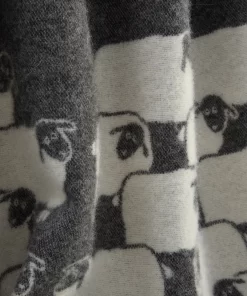 Herd Wool Blanket B230053 Jj Textile Detail