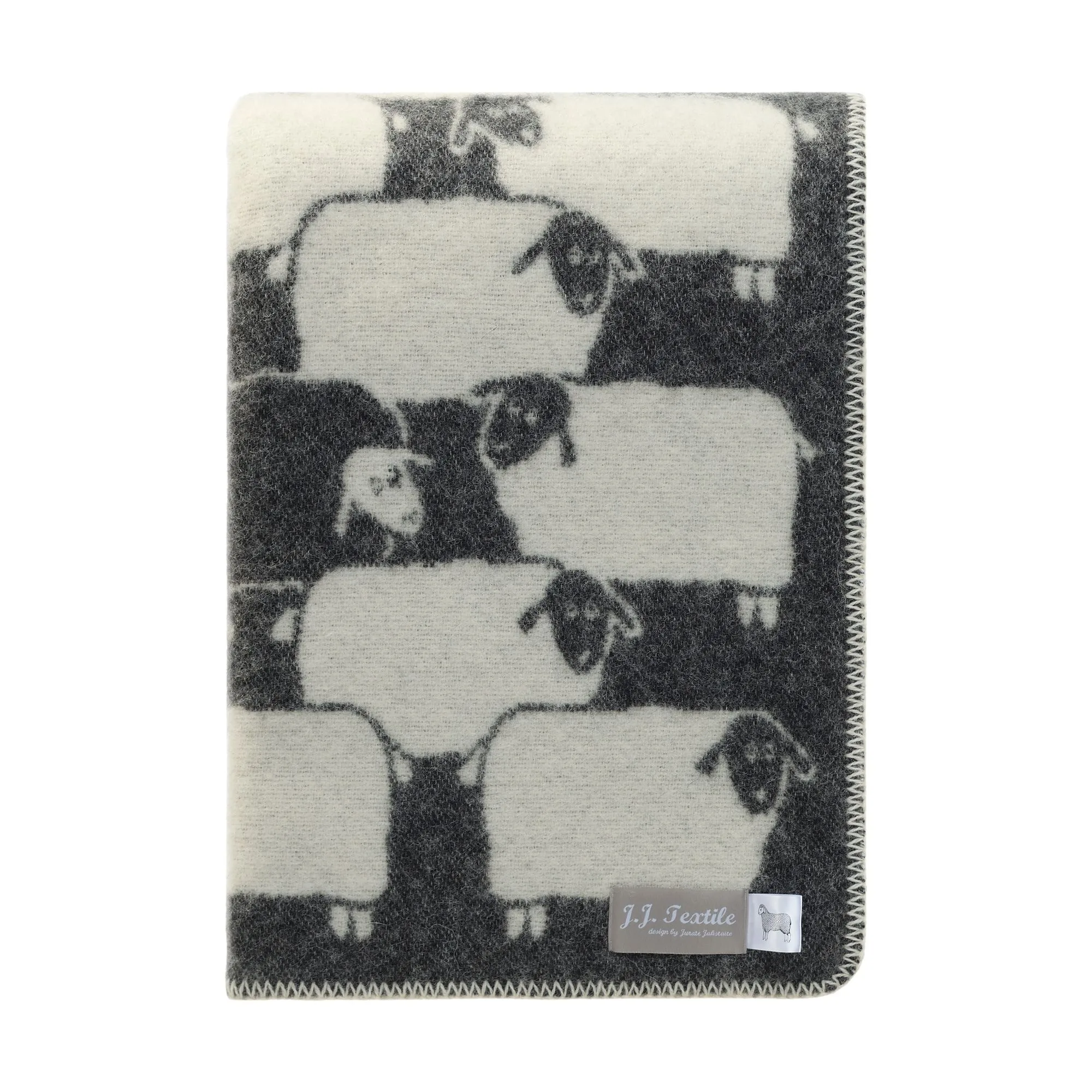 Herd Wool Blanket B230053 Jj Textile Folded Herd Wool Blanket B230053 Jj Textile Folded