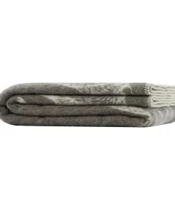 Bear Wool Blanket B230052 Jj Textile Flat