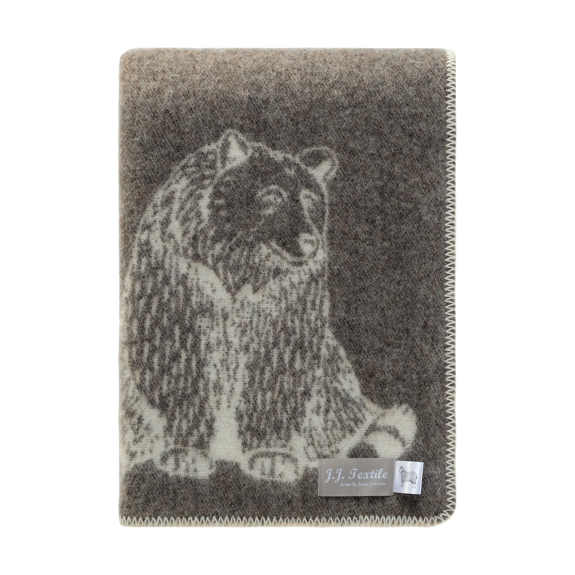 Bear Wool Blanket B230052 Jj Textile Folded Bear Wool Blanket B230052 Jj Textile Folded