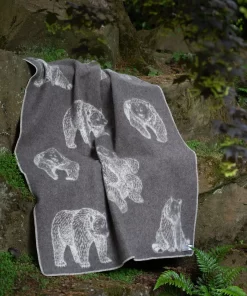 Bear Wool Blanket B230052 Jj Textile Lifestyle 1
