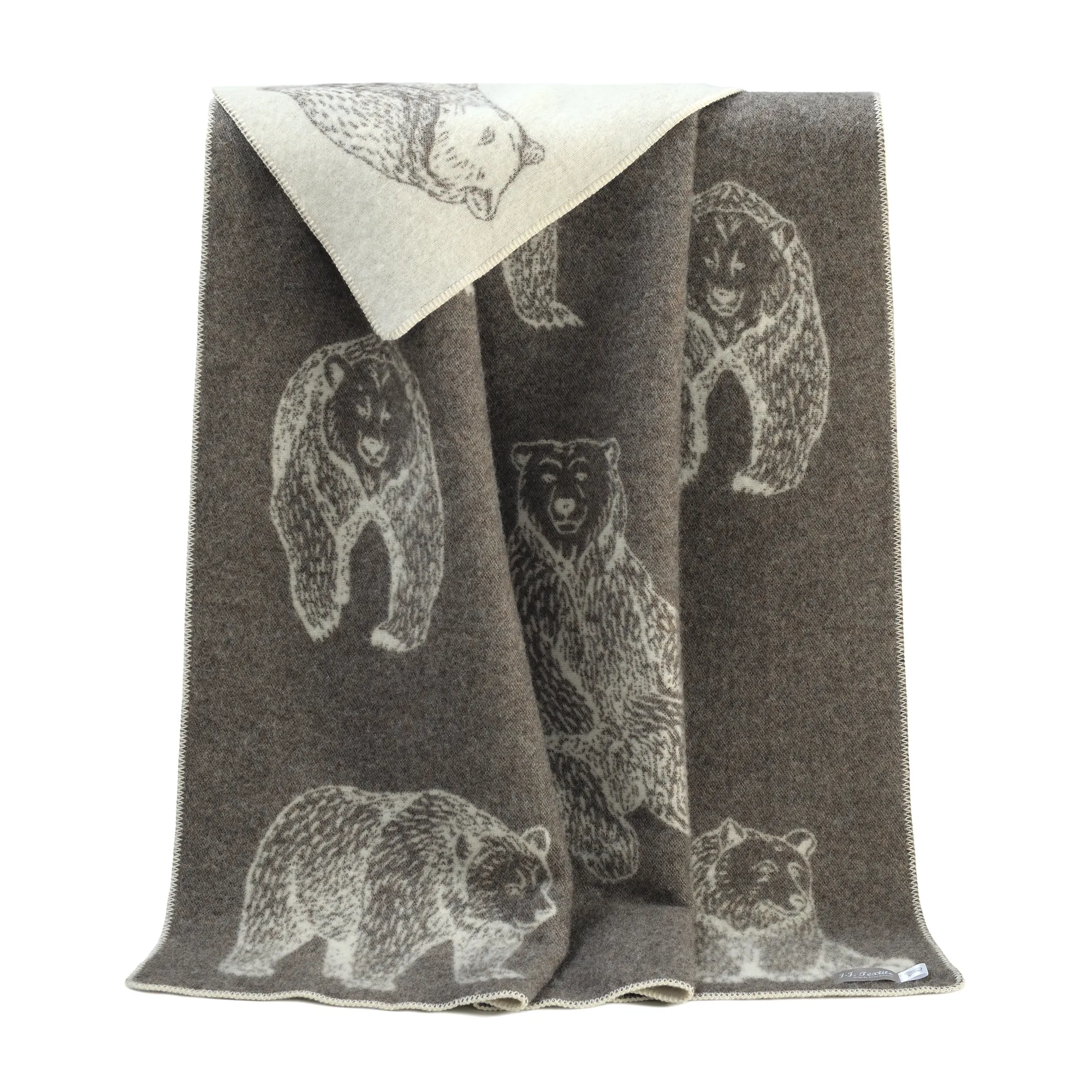 Bear Wool Blanket B230052 Jj Textile Bear Wool Blanket B230052 Jj Textile