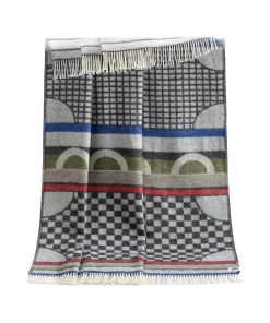 Geometric Wool Throw Thl240015 Jj Textile