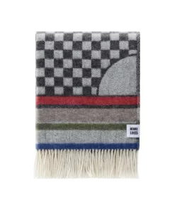 Geometric Wool Throw Thl240015 Jj Textile Fold