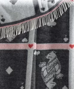 Playing Cards Wool Throw Thl240001 Edge