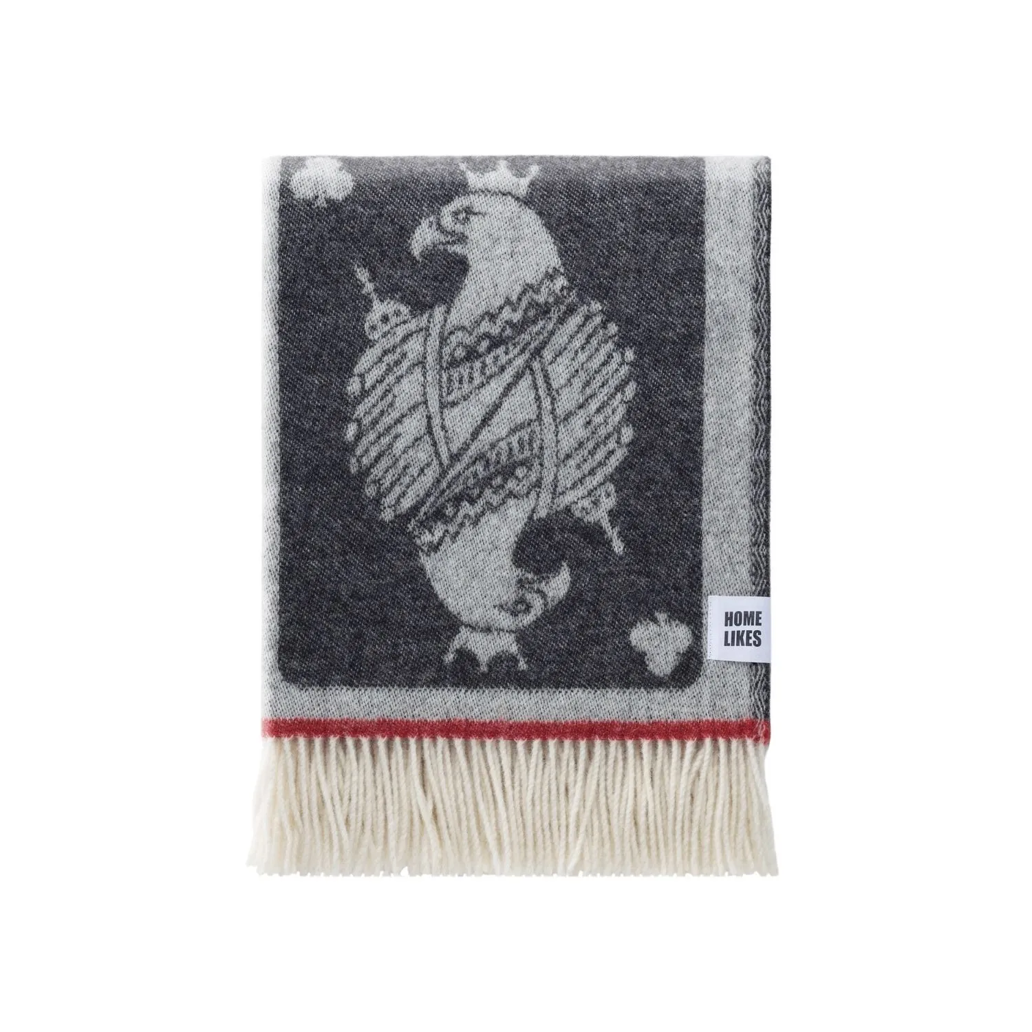Playing Cards Wool Throw Thl240001 Folded Playing Cards Wool Throw Thl240001 Folded