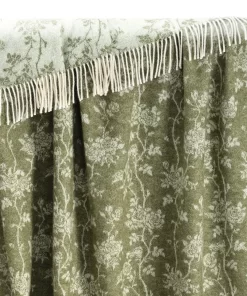 Roses Wool Throw Thl240007 Jj Textile Edge