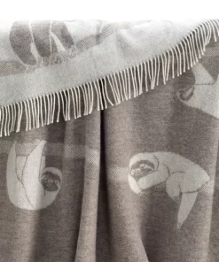 Sloth Wool Throw Thl240022 Jj Textile Edge
