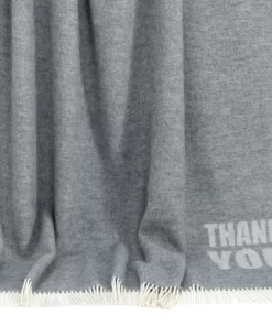 Thank You Wool Throw Thl240021 Jj Textile Detail