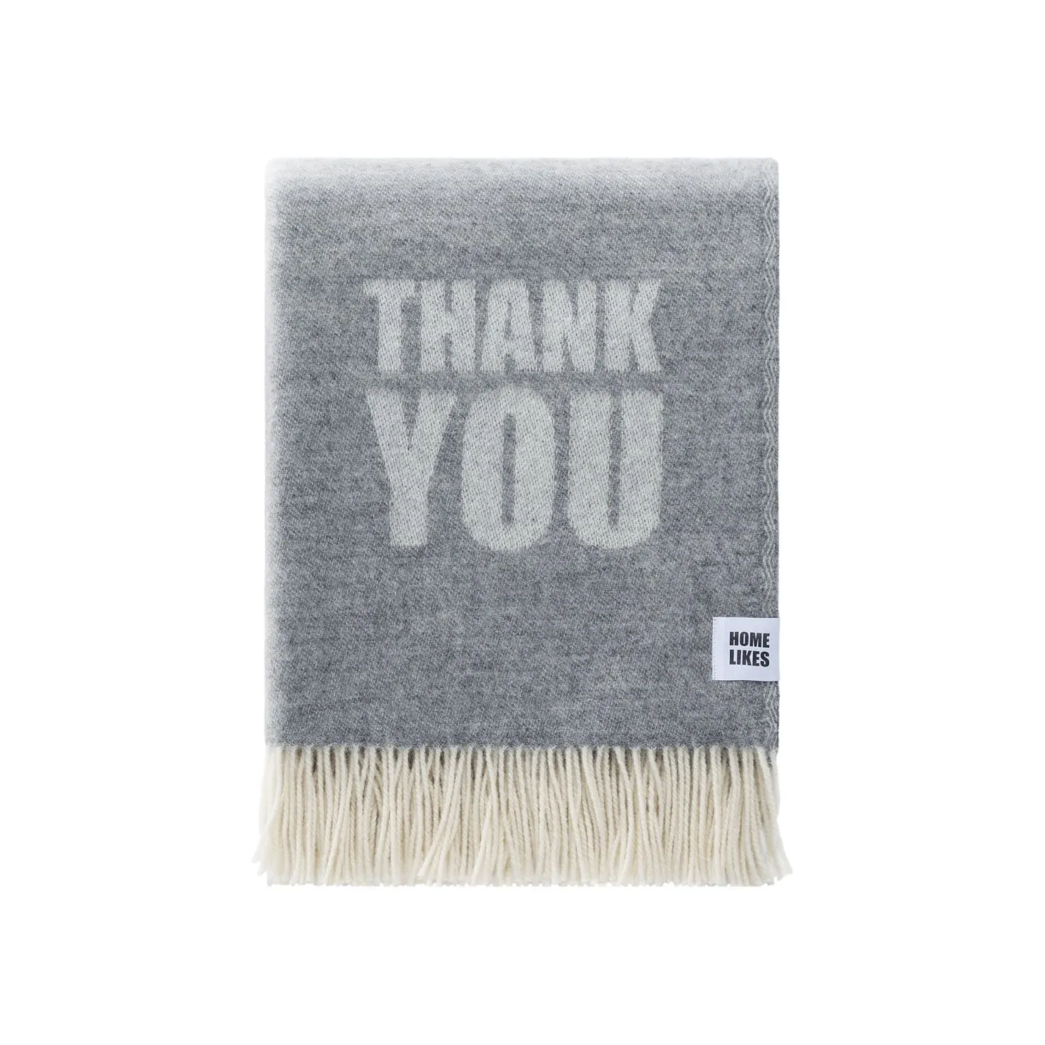 Thank You Wool Throw Thl240021 Jj Textile Folded Thank You Wool Throw Thl240021 Jj Textile Folded