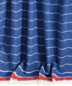 Waves Wool Throw Thl240014 Jj Textile Edge