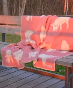 Piglet Midi Wool Blanket Sb250028 Jj Textile Detail