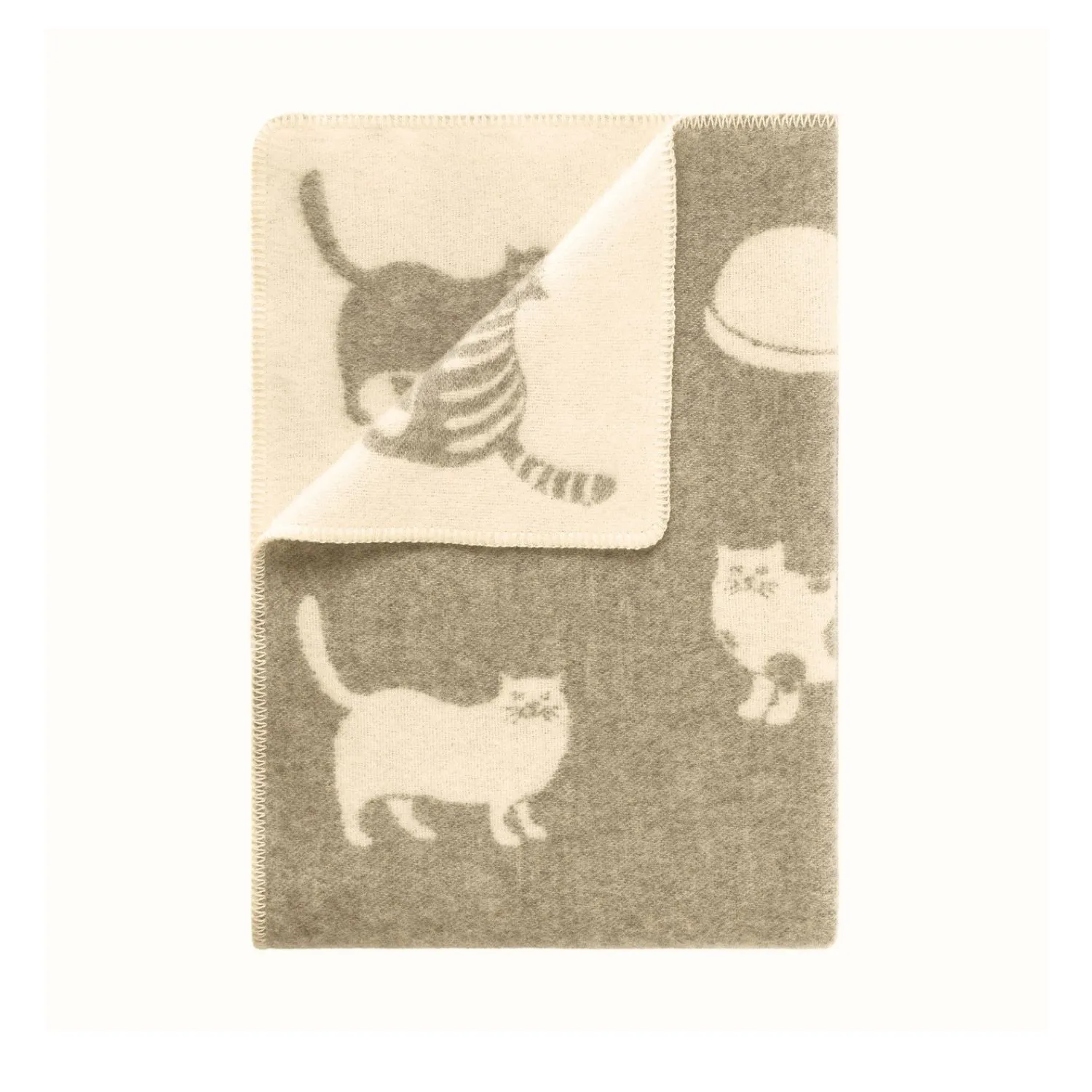 Brown Cat Midi Wool Blanket Sb260030 Jj Textile Brown Cat Midi Wool Blanket Sb260030 Jj Textile