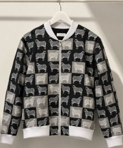 Sheep Denim Bomber Jacket