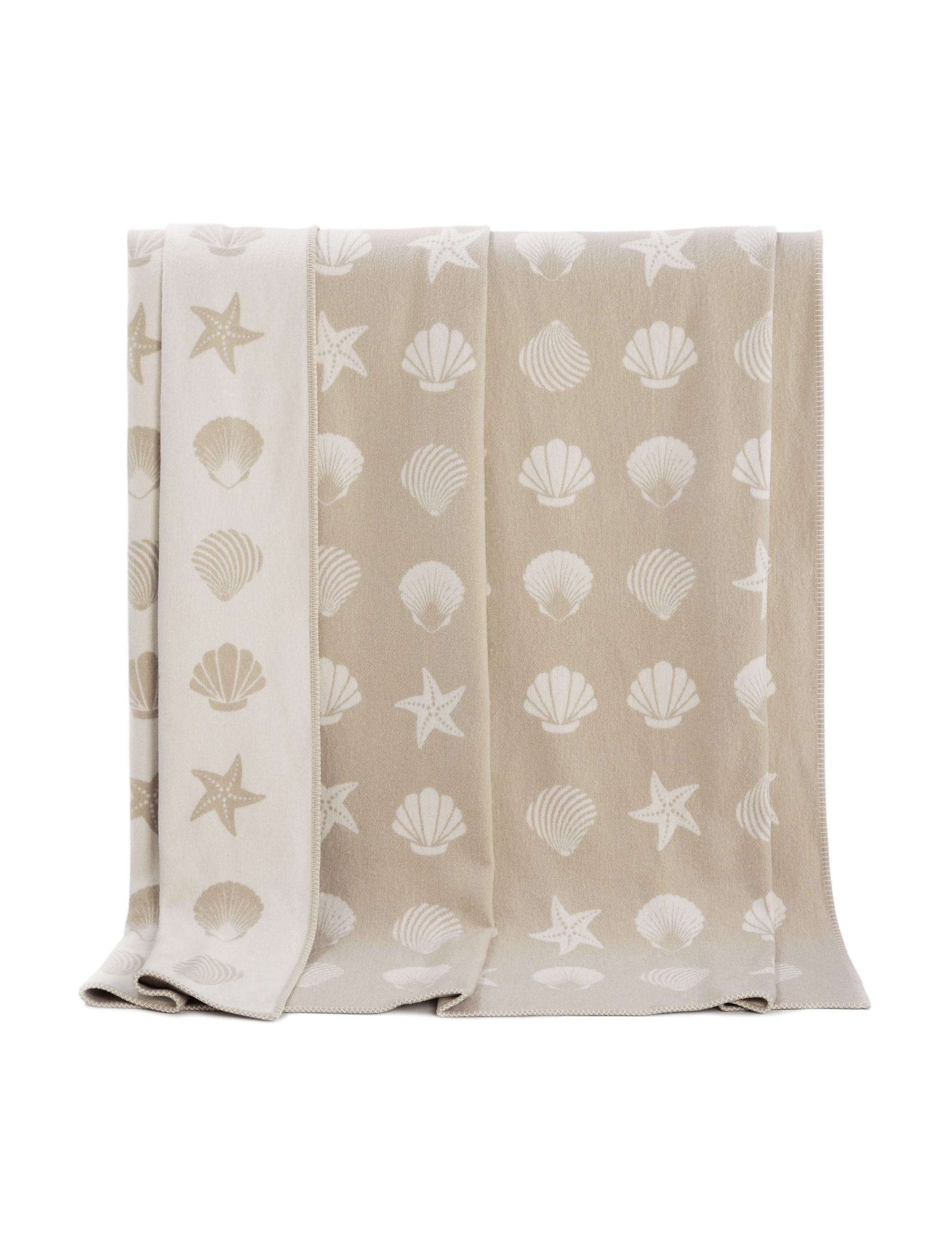 Seashell Large Recycled Cotton Blanket Seashell Large Recycled Cotton Blanket