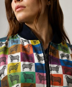Sheep Bomber Jacket Fragment 1