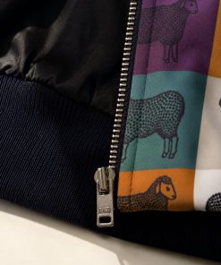 Sheep Bomber Jacket Zip