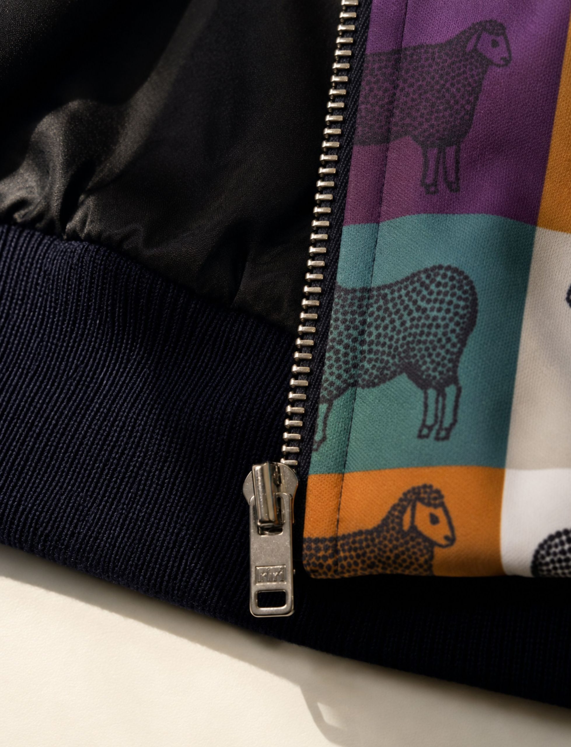Sheep Bomber Jacket Zip Sheep Bomber Jacket Zip
