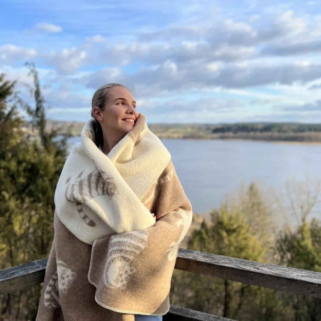 Wool Throws,
Direct from the Designer